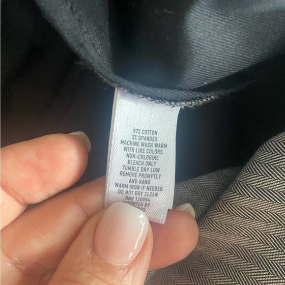 Bonobos Weekday Friday Tailored Fit Gray Herringbone Dress Pants Size 30X32 - Picture 9 of 12